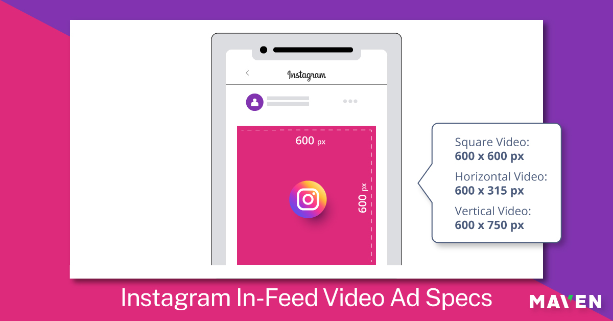 Instagram In-Feed Video Ad Specs
